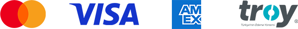 Mastercard, Visa, American Express, Troy